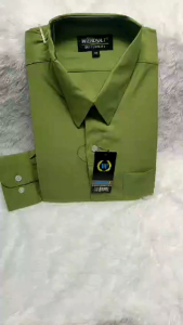 Kemeja warna Hijau sageKemeja legan panjang/kemeja formal kemeja wendyaT