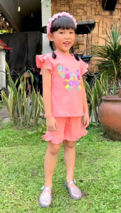 Setelan Anak AMEENA Lucuna Smilee