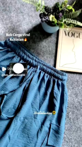 (15 WARNA) Rok Cargo Jumbo Get 100k 3 Pcs!! Crinkle Airflow Premium