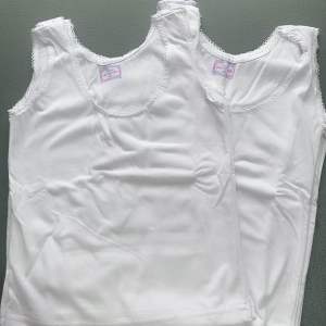 ACTIVE LIFE plain kids teens girls sleeveless sando white size 3XS to XXL
