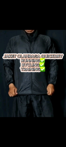 JAKET OLAHRAGA RUNNING SEPEDA TRAINING GYM MOTORAN BERLARI LARI JOGGING QUICK-DRY POUCH