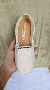 💥คัชชูลูกไม้ถักโครเชต์ #ไซส์.36 - 45