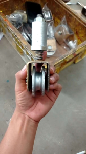 RODA PAGAR SLIDING BESI COR RODA PAGAR RUMAH BESI MURAH