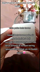 Natural Deodorant Tawas Deodorant Batu Tawas Deodoran Tawas Penghilang Bau Badan Tawas Ketiak