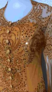 Set Kebaya Pesta Kebaya Wisuda Kebaya Gold + Rok Prisket