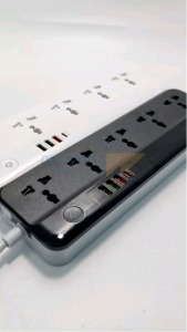 Ổ cắm thông minh OC09 Wifi Rạng Đông 5 ổ cắm + 4 cổng sạc (1 sạc nhanh PD 20w - 1 sạc nhanh QC 3.0 18w) OC09.WF.USB 5C/10A