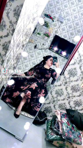 GAMIS ANDIN BUNGA CASANDRA MAYUNG 4 METER