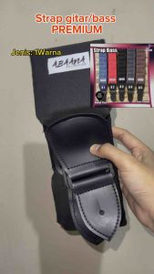 STRAP BASS GITAR PREMIUM TEBAL EMPUK