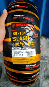 Ban Luar Motor Tubeless Ukuran 130/70-13 Swallow SB-151 Slash Ring 13 Tubless | High Quality