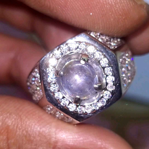 Natural blue sapphire star ceylon safir srilanka no treatment