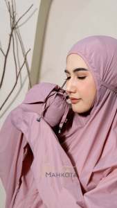 MAHKOTA786 - (Free Sajadah) Mukena Travel Mini Terusan Parasut Korea Premium Ailee