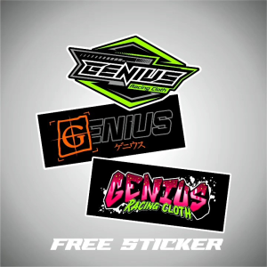 Kaos Pria Atasan Genius Premium Cotton Combat 30s