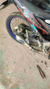 Slinger Knalpot ELYA Racing Model Fantera Sarangan Setengah Inlet 50