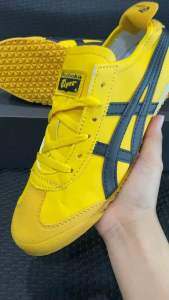 รองเท้าผ้าใบ รองเท้าผ้าใบ(หนัง) สีเหลืองดำ💥สินค้ากำลังฮิต ใส่ได้ทั้งผู้หญิงและผู้ชาย รับประกันสินค้าตรงปก 100% มี36–45🚚