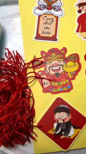 Tag treo trang trí tết tag treo cây mai đào