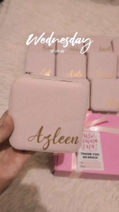 Personalized/Customize Mini Jewelry Box for giveaways