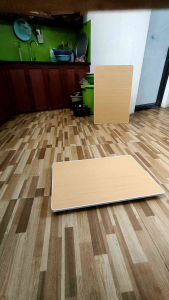 Bàn gấp gỗ MDF kích thước 40x60 cm chân cao 28 cm phù hợp làm việc và học tập có nhiều hình ảnh vân gỗ siêu nhân công chúa.