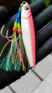 umpan Metal jig para short full GID + assist hook GID mata 40 60 80 gr killer
