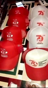TOPI JEJARING HUT RI 79 /DIRGAHAYU INDONESIA/2024