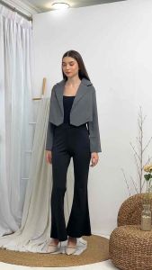 Suzy Crop Blazer / Crop Blazer Korean / Crop Semi Formal Casual Blazer