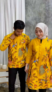 Kemeja Jumbo LD 130 Premium Lapis Furing/Batik Pria Lengan Panjang/Baju Cowok Berfuring