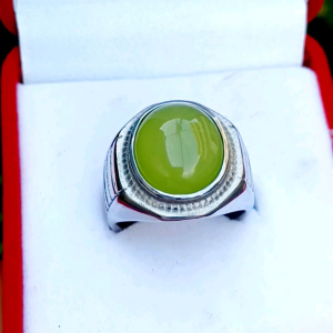 CINCIN BATU AKIK SUNGAI DAREH RING TITANIUM