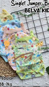 Singlet Jumper Bayi Belva SNI Untuk Newborn & 6 Bulan