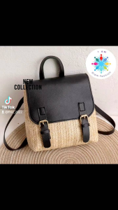 Square Straw Bag Perfect For Summer With Various Designs Available