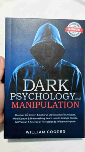 Dark Psychology and Manipulation by William Cooper (paperback) w/ Free Ebook and Bookmark