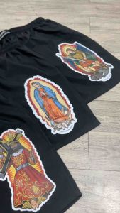 3 Black Shorts for Men New Style 2025 Black Nazareno Short Guadalupe Short