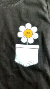 daisy bunga matahari kaso t shirt baju anak cewek perempuan lengan pendek katun premium