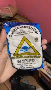 GARAM KONSUMSI BUMBU DAPUR ISI 20 BUNGKUS BERAT 100 GRAM KUALITAS SUPER!!!