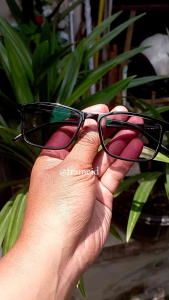 Kacamata Photocromic Bluecromic Blueray Lensa Anti Radiasi UV Untuk Pria dan Wanita Frame Ringan dan Elastis