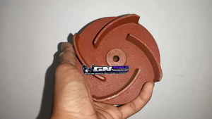 Kipas Impeller alkon disel SNB 50 5 daun bahan besi cor untuk pompa air irigasi sawah