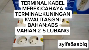 STOP KONTAK ARDE / STOP KONTAK LISTRIK CAHAYA PLUS LAMPU