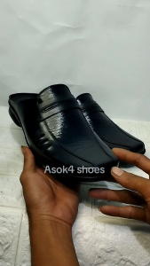 Sepatu selop kulit sapi asli