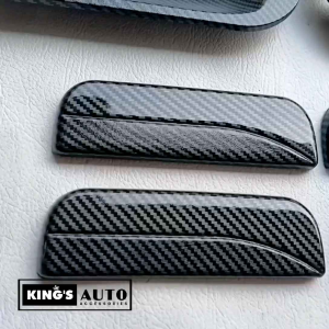 Paket Tutup Cover Handle Outer Pengaman Pintu Xenia 2004 - 2011 Carbon Glossy