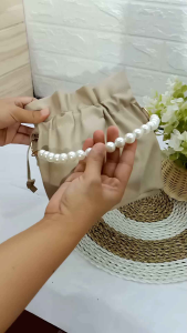 pouch pearl serut tas wanita selempang wanita