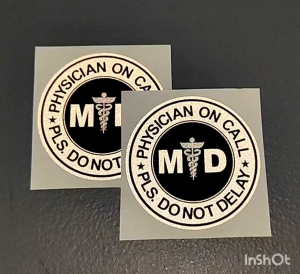 physician on call md design 2 3M reflective stickers