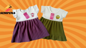 Dress anak perempuan dress balita daster rufle anak perempuan pakaian anak