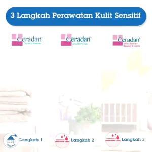 Paket Ceradan Body Wash 280 ml & Skin Barrier 80 gr & Soothing Gel 50 gr