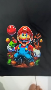 Baju Kaos Distro Dewasa Pria Wanita Super Mario Bros