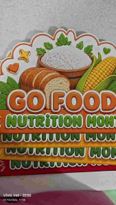 Nutrition Month Headdress 3D Go Foods