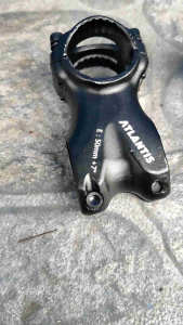 Handle Stem Sepeda Ukuran 31.8 Alloy Oversize Atlantis Hitam MTB Gunung | High Quality