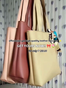 LARGE CAPACITY & HIGH QUALITY LEATHER TOTE BAG (AFFORDABLE)
