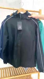 Áo Khoác Gió Nam Nữ 2 Lớp Tay áo Sọc Phản Quang form đẹp trẻ trung năng động