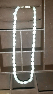 SET KALUNG MUTIARA /KALUNG BATU/PERHIASAN ASLI HANDMADE