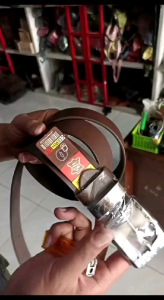 Ikat Pinggang Pria Kulit Sapi Sabuk Kulit Sapi Pria Satu Lapis Anti Air dan Anti Api New