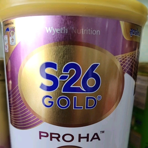 นมผง S26 gold HAสูตรใหม่ (380g)ทานง่าย ไม่ขม เหมาะสำหรับทารกและเด็กตั้งแต่แรกเกิด ถึง 1ปัที่มีภาะเสี่ยงต่อภูมิแพ้