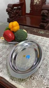 Dĩa Né INOX Sâu Lòng Dĩa Hột Xoài
